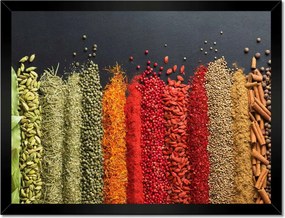 Poszterek keretben 40x30 Színes fűszer szett