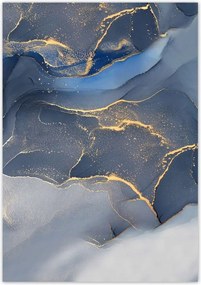 Poszterek 70x100 Kék márvány