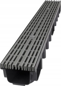 Lineáris vízelvezetés 1000x98x131mm 1,5 tonnáig Max-drain Hamurács Line Pp