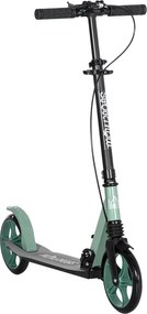 HOMCOM Összecsukható Roller Felnőtteknek és Gyerekeknek 14+ Könnyű Roller Állítható Kormánnyal Nagy Ø200 mm Kerekekkel, Ütközéselnyelővel és Fékekkel