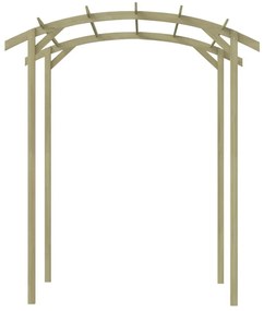 Kerti pergola impregnált fenyőfalécekből 180 x 197 x 210 cm