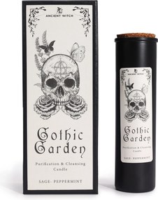 Szója tisztító dekoratív gyertya Gótikus kert AWTPC-01