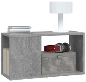 szürke sonoma színű szerelt fa TV-szekrény 60 x 24 x 32 cm