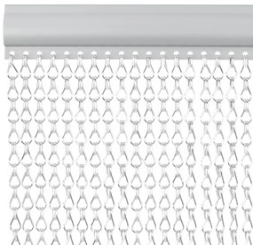 alumínium láncos ajtószúnyogháló 90 x 212 cm