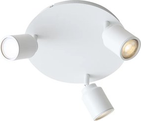 Modern fürdőszobai spotlámpa fehér 3-lámpás IP44 - Ducha