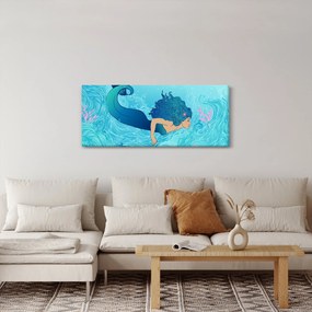 Festmény - Sellő (120x50 cm)