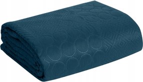 Ágytakaró BONI/5 220x240 sötétkék patchwork vastag glamour pléd
