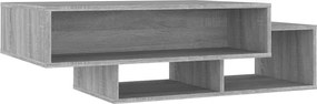 vidaXL szürke sonoma színű szerelt fa dohányzóasztal 105x55x32 cm