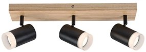 Rabalux 73123 - TORAS mennyezeti spotlámpa 3xGU10/5W/230V tölgy