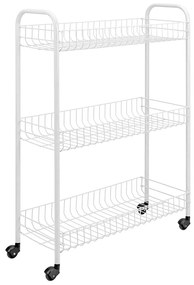 Laundry háromszintes fürdőszobai állvány, 23 x 84 cm - Metaltex