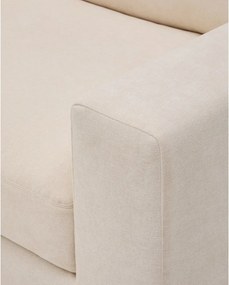 Bézs zsenília sarokkanapé (variálható sarok-L alakú) Alea – Kave Home