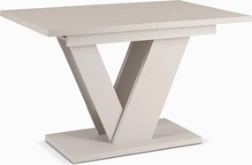 Modern bővíthető étkezőasztal CLARK 120–160 cm kasmír