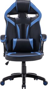 Gamer és irodai szék, Drift, 52x130x67 cm, kék
