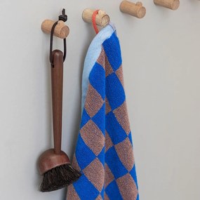 Kék-barna organikus pamut törölköző szett 2 db-os 40x55 cm Retro – Mette Ditmer Denmark