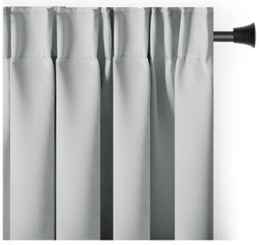 Világosszürke sötétítő termo függöny 140x245 cm Pleat – Restilo