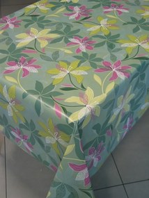 Cerata Abrosz Nem Szőtt Bőrből Színes Virágok Liliomok 140x260