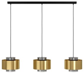 Eglo 390067 - Csillár zsinóron DUGLIA 3xE27/40W/230V arany