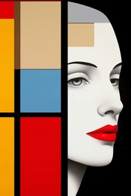 Poszter 30x45cm Geometrikus Pillantás a távolba