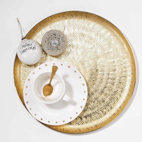 GOLDEN STAR dekor tál Ø 38 cm