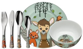WMF - Gyermek étkészlet és evőeszközkészlet FOREST FRIENDS 6db