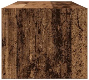 2 db antik fa szerelt fa fali TV-szekrény 80x31x25,5 cm