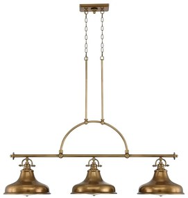 Quoizel QZ-EMERY3P-WS - Csillár láncon EMERY 3xE27/100W/230V réz