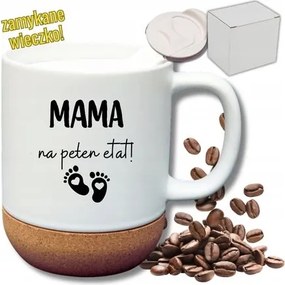 Fehér Bögre Parafa Vicces Ajándék Anya Teljes Munkaidős