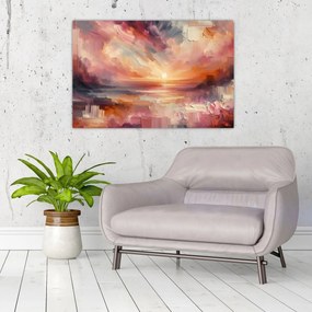 Kép - Festett alkonyat (90x60 cm)