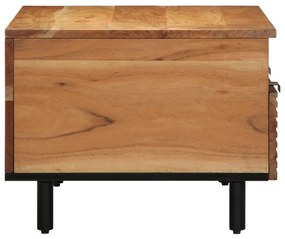 Kávéasztal 80x54x40 cm Tömör Akácfa