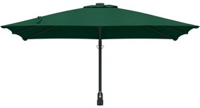 Teraszernyő Zöld Poliészter 300 cm x 300 cm Összecsukható