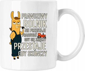 Bögre Igazi Gazda Dolgozik Fehér 330ml