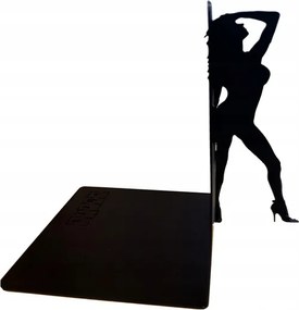 Dekoratív könyvtámasz, játék, fémlemez Nő magassarkúban