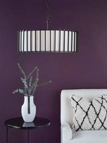 Dar Lighting modern függeszték cagliari matt fekete elefántcsont darcag0822