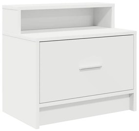 éjjeliszekrények fiókos 2 db fehér 51 x 31 x 47 cm