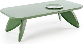 Lumis téglalap alakú dohányzóasztal 120 cm - zöld