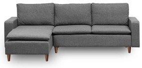 Szürke sarokkanapé (bal oldali) Lungo – Balcab Home