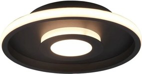 TRIO 680810332 ASCARI Kerek Mennyezeti Lámpa Fekete LED IP20