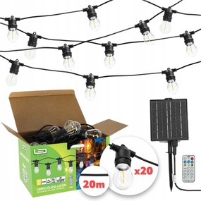 Starlight Neo napelemes Led girland 10m 20x0,042W E27