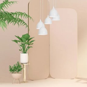 Csillár zsinóron NOAK 5xE27/15W/230V szürke