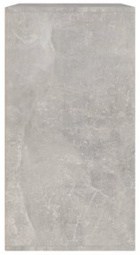 betonszürke szerelt fa pipereszekrény 80 x 40 x 75 cm