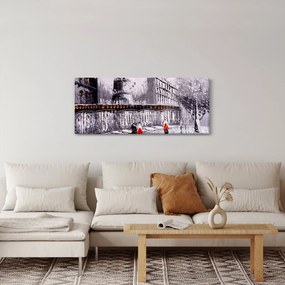 Kép - Olajfestmény a városról II. (120x50 cm)