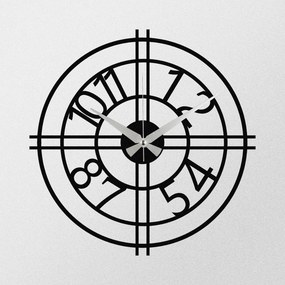 Enzoclock fém falióra, 48×48 cm – S010