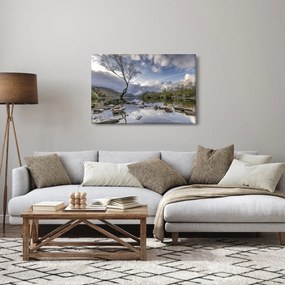 Folyó a fa mögött képe (90x60 cm)