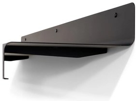Fekete fém fali fogas polccal Sway – Spinder Design