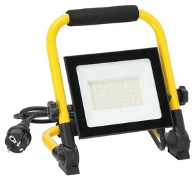 LED hordozható reflektor TIGRA LED/50W/4000K IP54 fekete/sárga