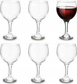 6 db-os borospohár szett 645 ml