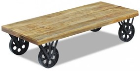 120x60x30 cm Tömör mangófa dohányzóasztal