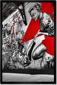 Poszterek keretben 40x60 Graffiti Falfestmények