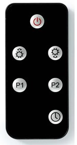 Nedis HTPA30ESS - Kültéri elektromos fűtőelem 2000W/230V IP65 + távirányító