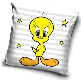 Bolondos Dallamok Tweety párna, díszpárna 40x40 cm